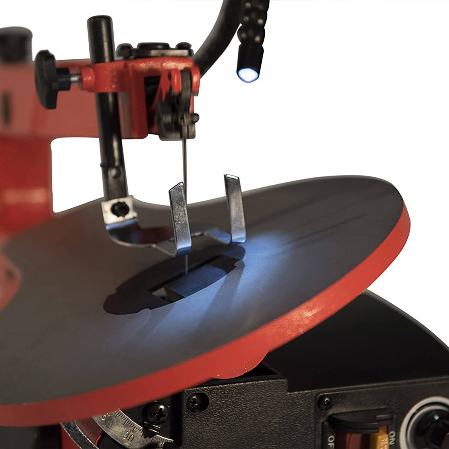 General International 16 in. 1.2a Variable Speed Scroll Saw with LED Light- BT8007