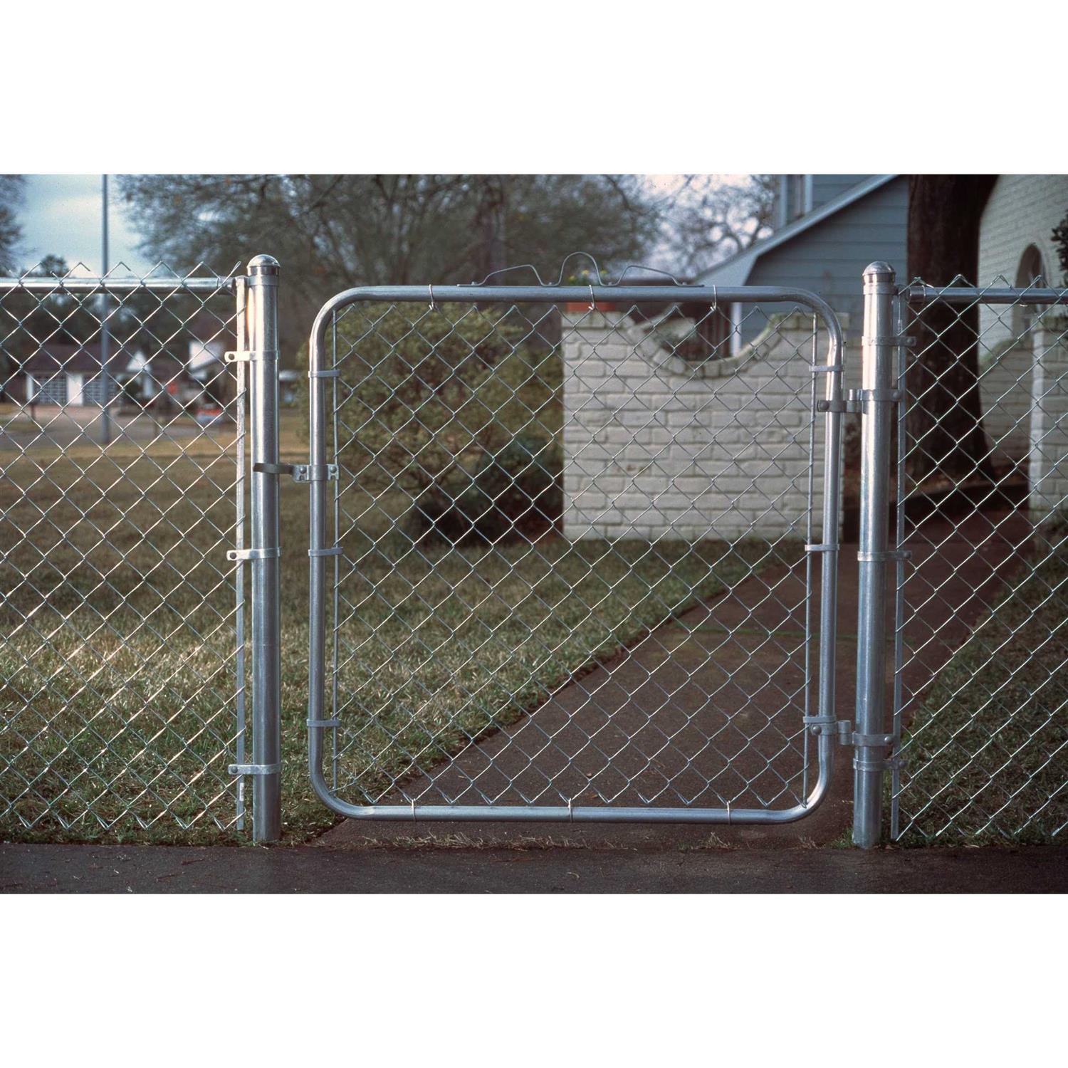 4-ft H x 4-ft W Galvanized Steel Walk-thru Chain Link Fence Gate with Mesh Size 2.375-in - Shop Hardware Tools Online Store