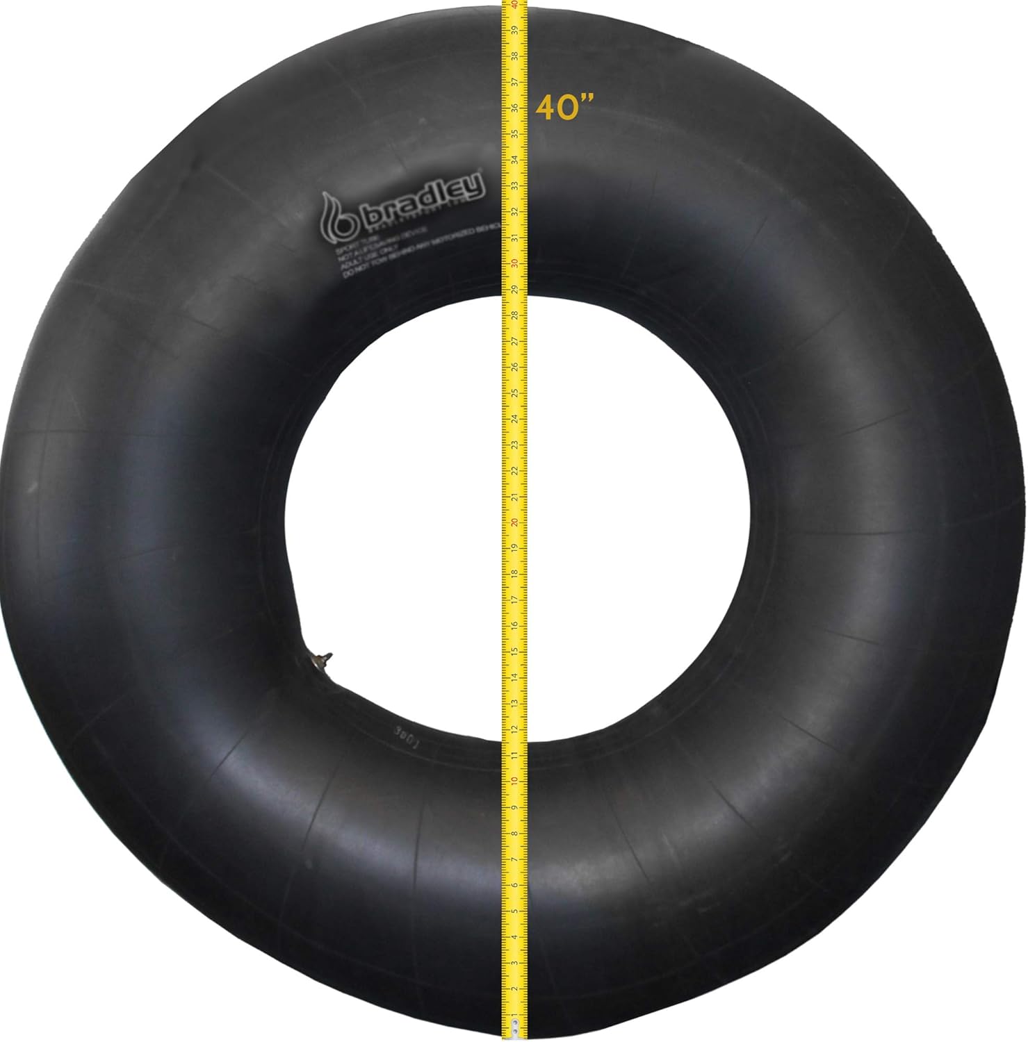 Bradley 2 Pack 38" Rubber Snow Tube | River Rafting, Sledding Float | Pool Closing Inner Tube | Truck Inner Tubes Pack of 2