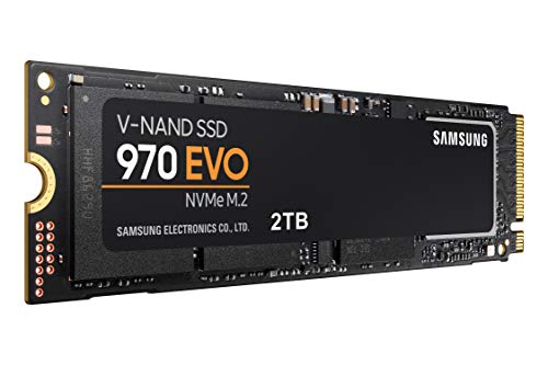 SAMSUNG 970 EVO SSD 2TB M.2 NVMe Interface Internal Solid State Drive + 2mo Adobe CC Photography with V-NAND Technology (MZ-V7E2T0BW)