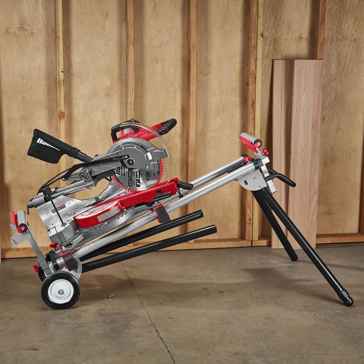 BAUER 400 lb. Mobile Folding Miter Saw Stand