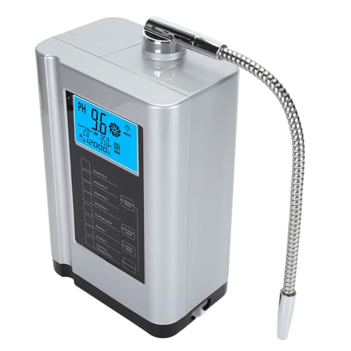 Alkaline Water Ionizer Machine Foldable Stainless Steel Nozzle Hydrogen Rich Water Machine Selfcleaning for Office