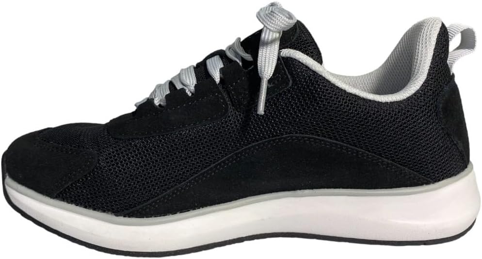 Earthing Women's Sedona Leather Grounding Trail Running Casual Shoe (Black, US Footwear Size System, Adult, Women, Numeric, Medium, 8.5)
