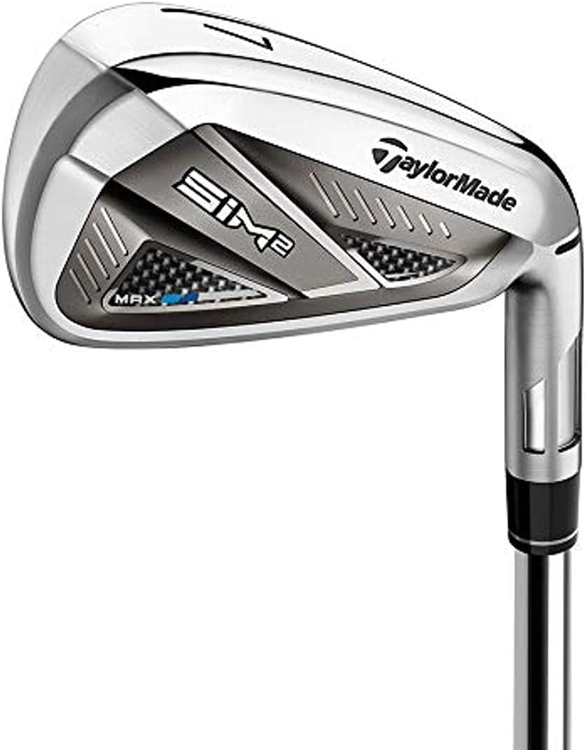 TaylorMade SIM 2 Max Iron Set Mens Left Hand Graphite Regular 5-PW, AW