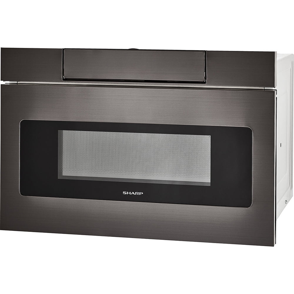 Sharp 24" 1.2 cu. ft. 950W Microwave Drawer Oven, Black Stainless Steel (SMD2470AH) - (Open Box)