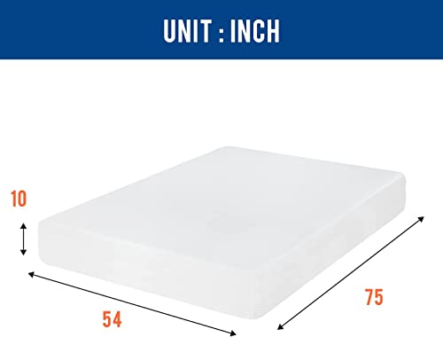 Queen Mattresses, 8 Inch Gel Memory Foam Mattress for Pressure Relief, Medium Firm Queen Mattress in a Box, CertiPUR-US Certified, Fiberglass Free, with Washable Cover