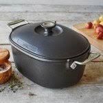 All-Clad Cast-Aluminum Nonstick Dutch Oven E2109764 , 6 qt. , Black