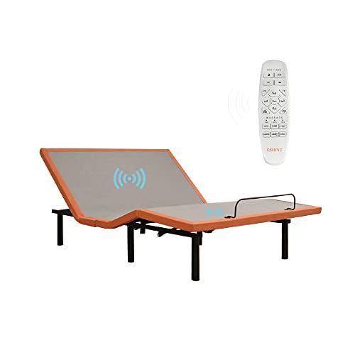 Split King Adjustable Bed Frame with Mattress - 14” Luxury Hybrid Mattress, Smart APP Contorl, Massage, Zero Gravity, Anti-Snore, 5 Minutes Installation, Head and Foot Incline, Medium Soft, Split King