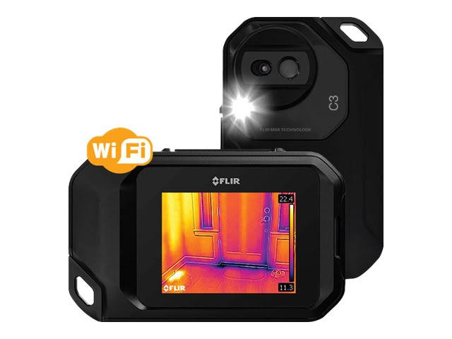 FLIR C3 - Thermal and visual light camera combo - compact - 0.0048 MP - Wi-Fi