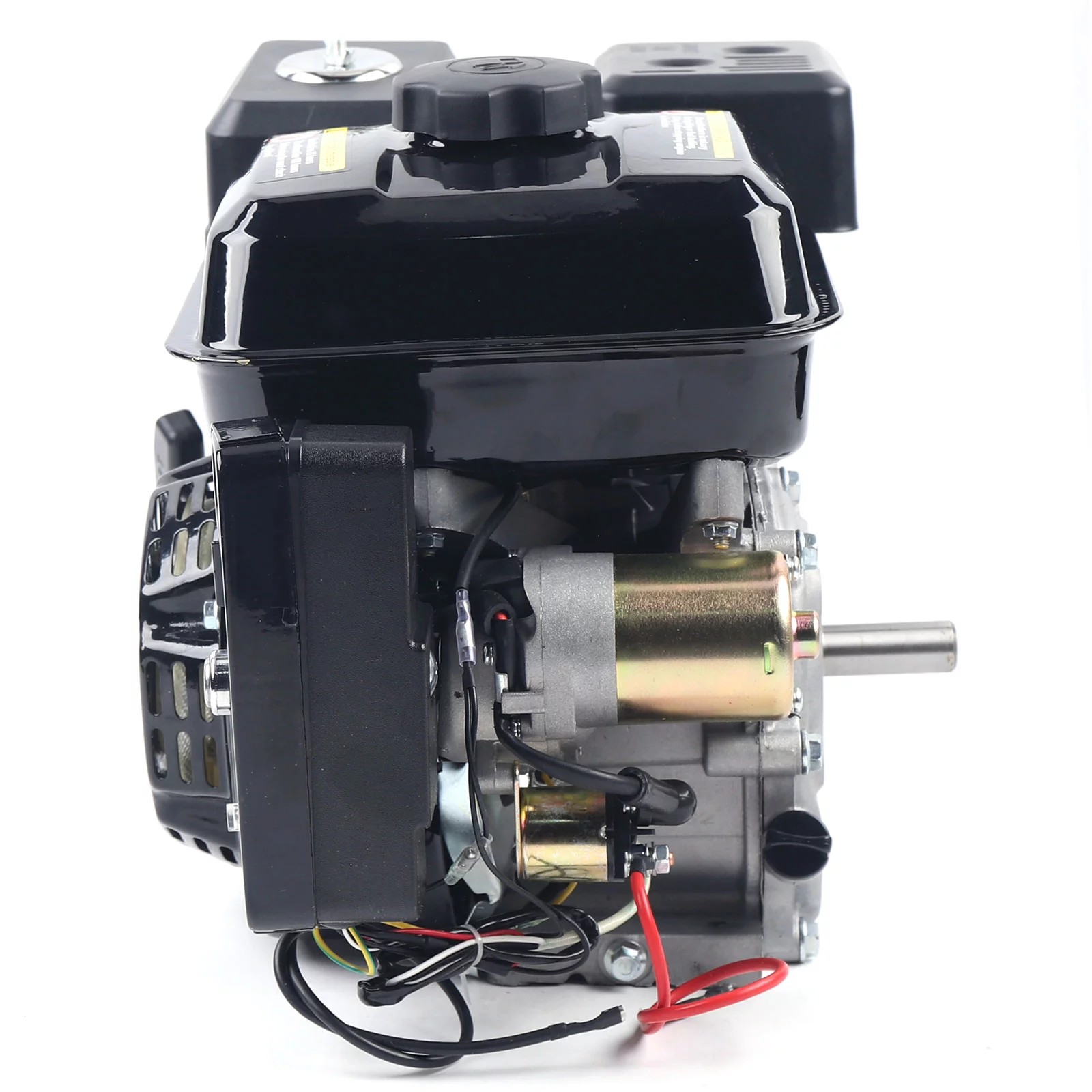 Miumaeov 7.5HP Go Kart Engine 212cc 4 Stroke Gas Engine Electric Start Horizontal Engine OHV Gasoline Air Cooling for Lawnmower Scarifier Go Kart Compressor
