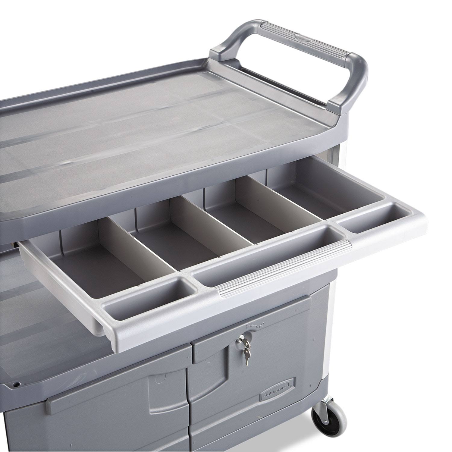 Rubbermaid Instrument Cart, Gray