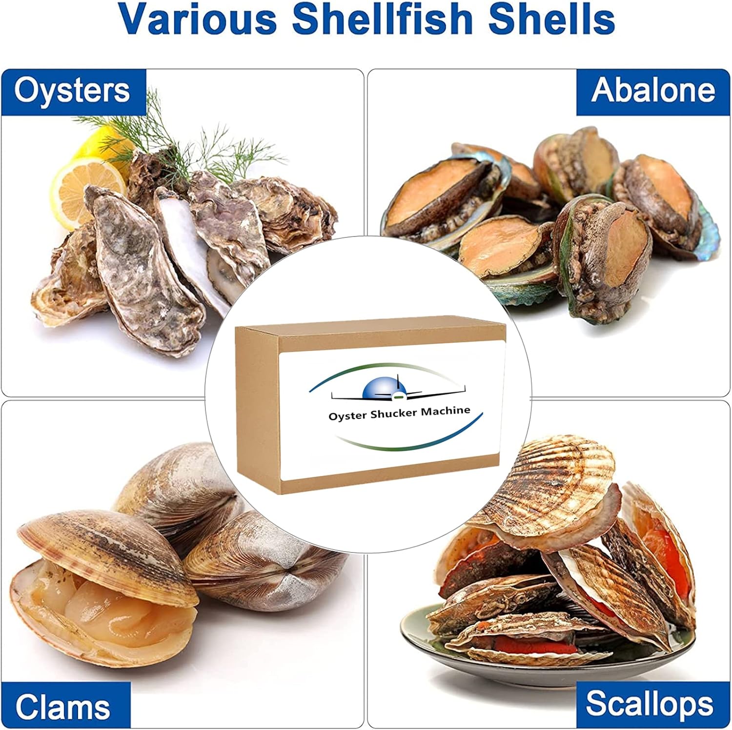 Oyster Shucker Machine Stainless Steel Oyster Shucker Tool Set Oyster Clam Shucking Kit Oyster Clam Opener Machine Oyster Sheller Practical Tool For Hotel Buffets And Homes And Gift Oyster Opener