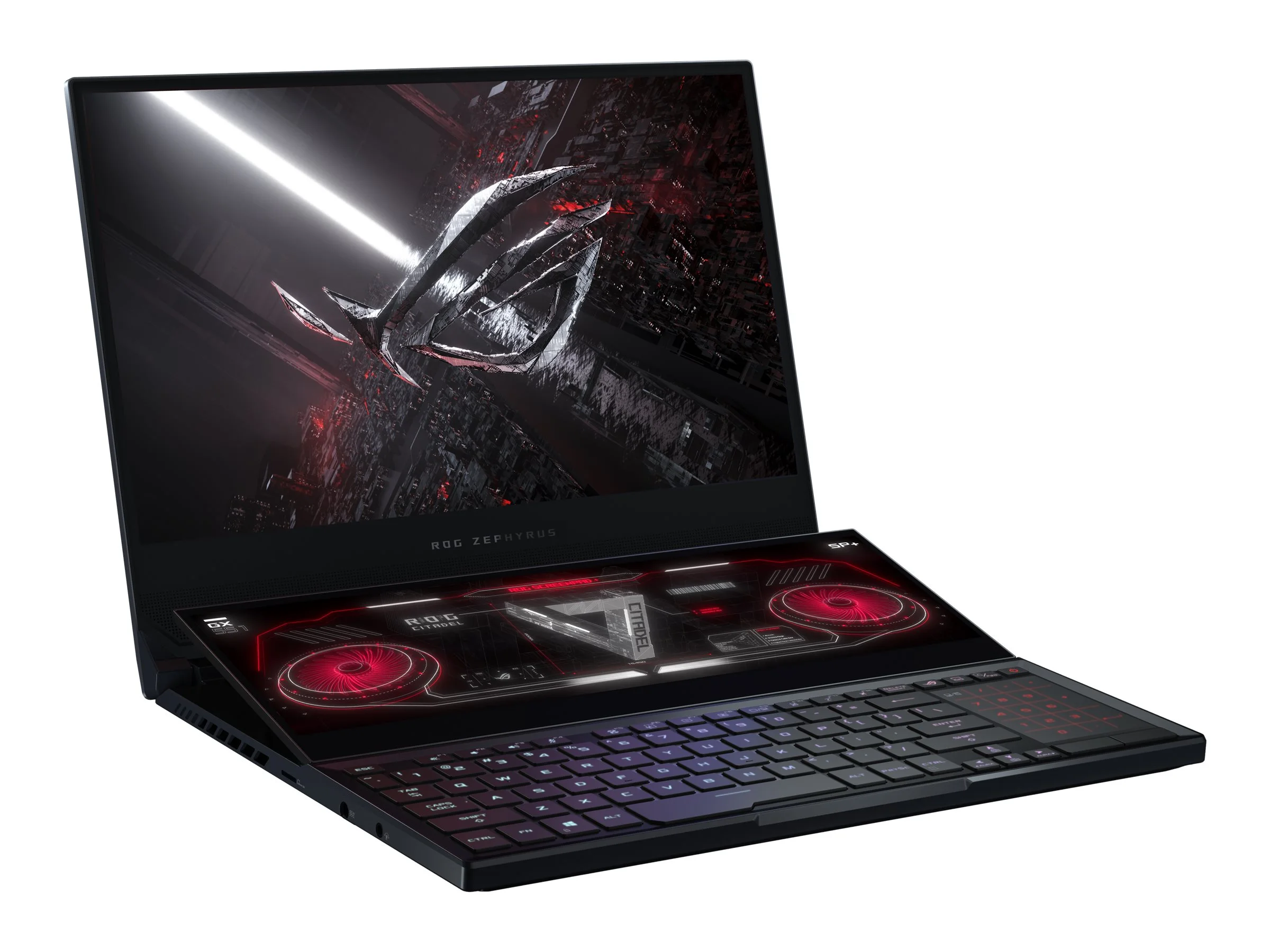 Asus ROG Zephyrus Duo 15 SE 15.6" Full HD Gaming Laptop, AMD Ryzen 7 5800H, 16GB RAM, NVIDIA GeForce RTX 3060 6 GB, 256GB SSD, Windows 10 Home, Off Black, GX551QM-ES76