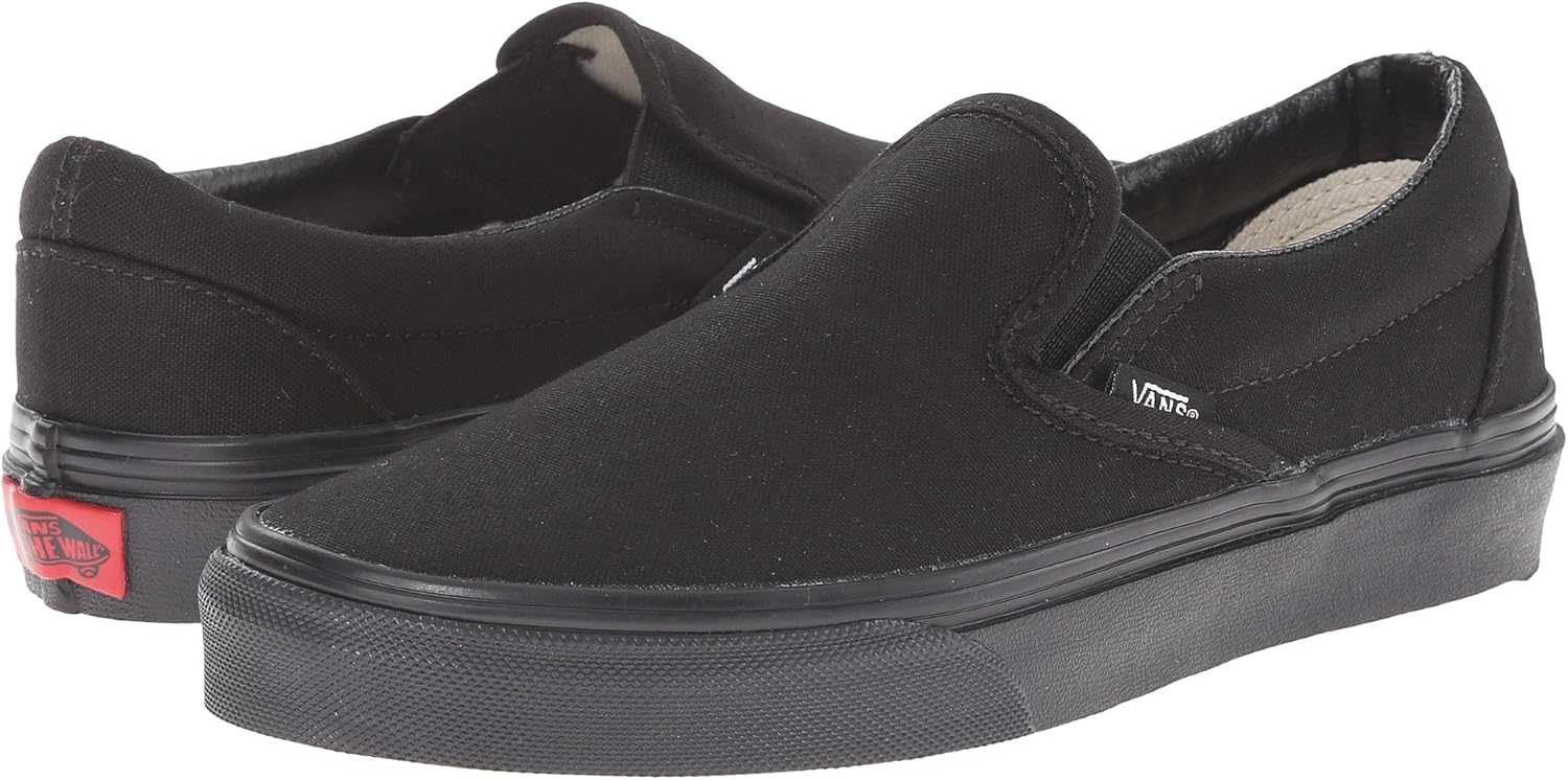 Vans Classic Slip-On Black/Black Size 13 Women/ 11.5 Men