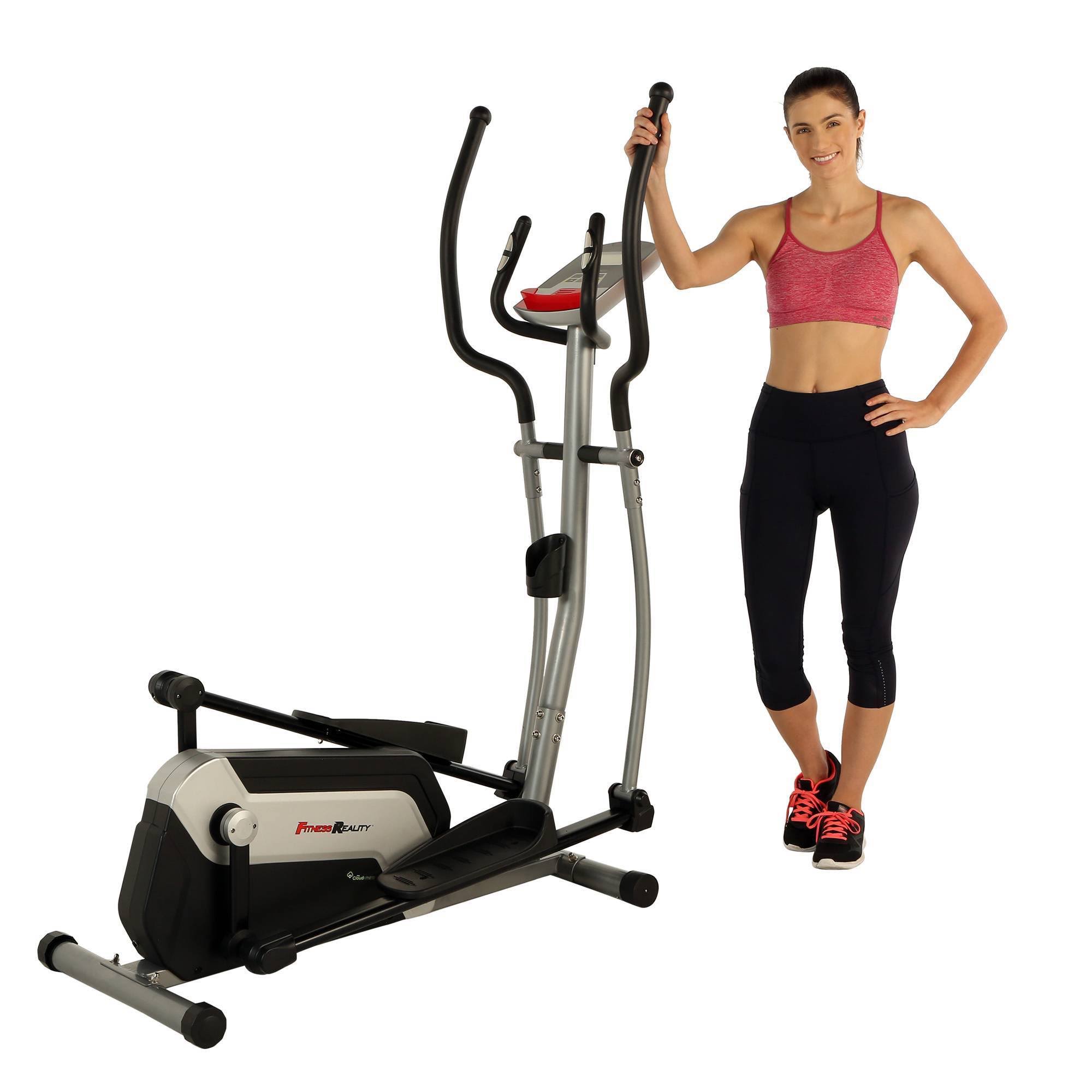 Fitness Reality Ei7500XL Bluetooth Smart Cloud Fitness Magnetic Elliptical, 18 inch Stride, Goal Setting and Free App