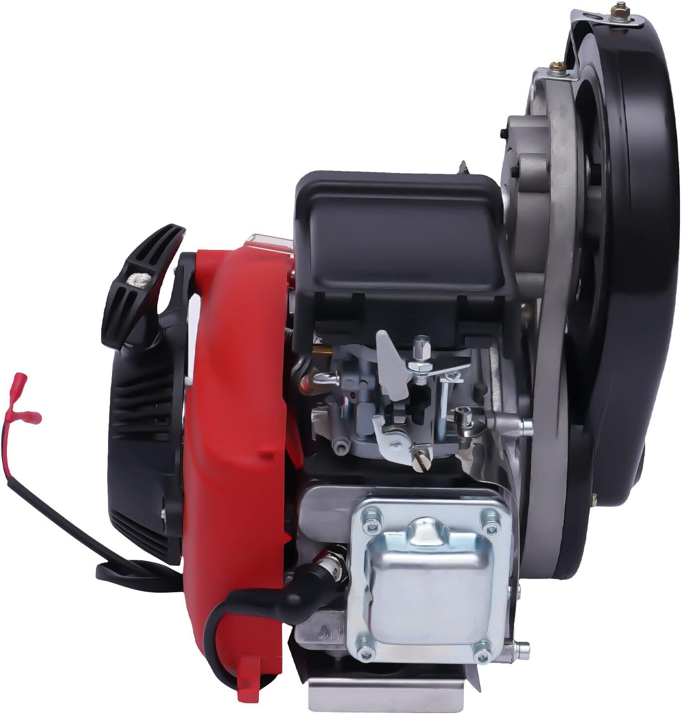 49CC 4-Stroke Bike Engine Kit DIY Motorized Petrol Bike Engine Motor Scooter Kit Belt Gear Single Cylinder Gas Petrol Bicycle Engine Kit with Air Cooled