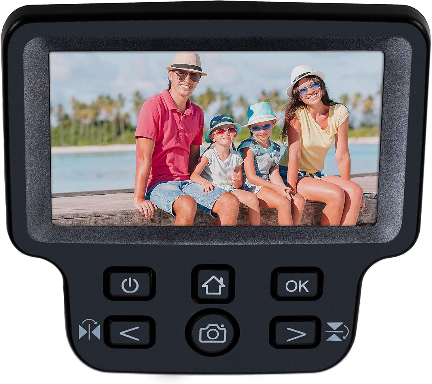Magnasonic All-In-One 22MP Film Scanner with Large 5 Display & HDMI, Long Tray 35mm Negative Film Holders, Converts 35mm/126/110/Super 8 Film & 135/126/110 Slides into Digital Photos, Built-in Memory