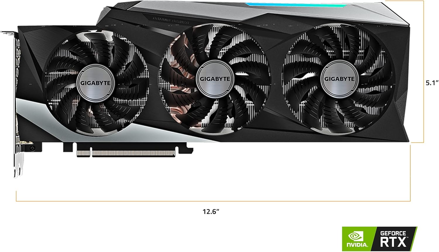 GIGABYTE GeForce RTX 3080 Ti Gaming OC 12G Graphics Card, 3X WINDFORCE Fans, 12GB 384-Bit GDDR6X, GV-N308TGAMING OC-12GD Video Card