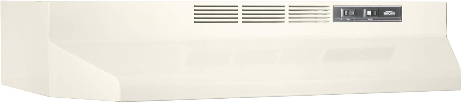 Broan-NuTone 413004 Non-Ducted Ductless Range Hood with Lights Exhaust Fan for Under Cabinet, 30-Inch, Stainless Steel