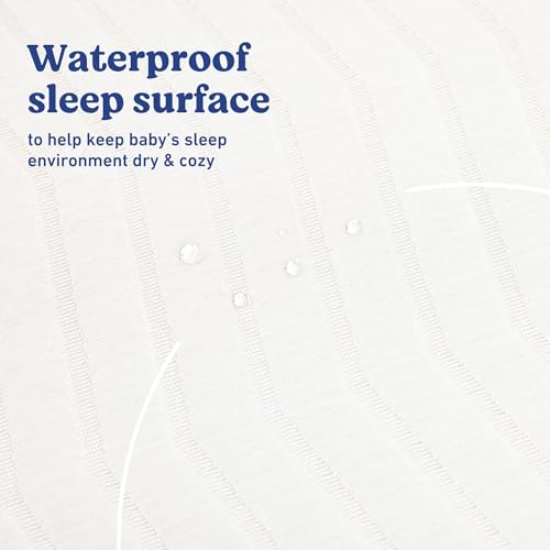 Graco 6-Inch Dual-Comfort Crib & Toddler Mattress - GREENGUARD Gold, CertiPUR-US Certified Foam, 2-Sided Mattress Fits Crib & Toddler Bed, Waterproof Sleep Surface