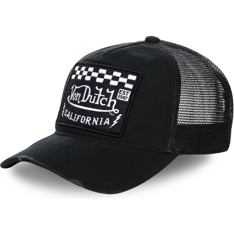 Von Dutch TRUCK02 Black Trucker Hat
