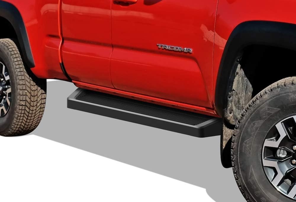 APS iBoard Running Boards (Nerf Bars Side Steps Step Bars) Compatible with Toyota Tacoma 2005-2021 Access Cab (Silver 5 inches)