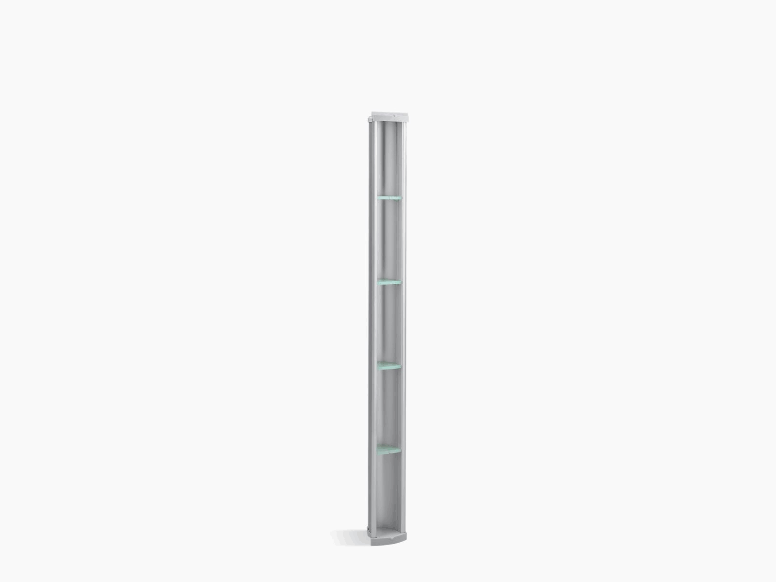 KOHLER K-1840-SS Pilaster Shower Locker, Satin Silver