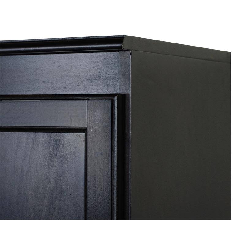Concepts in Wood Storage Cabinet, 72 inch with 5 Shelves (Espresso), Brown