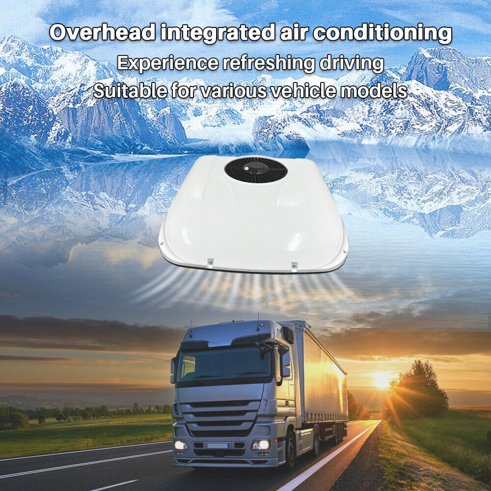 RV 12V Air Conditioner Electric Rooftop AC Unit fit RV Caravan Trailer Cooling