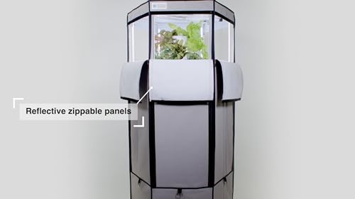 Indoor Hydroponic Growing System 2.0 – Grow 27 Lettuce, Vegetable, Herb & Fruiting Plants | includes Grow Tent, 150W LED Grow Lights, Fan & Wheels for Indoor Gardening