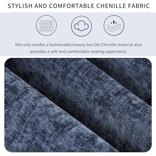 Convertible Sofa Couch with Storage Chaise, 3 Seat Sectional Sofa Set with Pullout Bed for Living Room, L-Shaped Modern Polyester Modular Sofa Sleeper for Office, Apartmen (Grey)