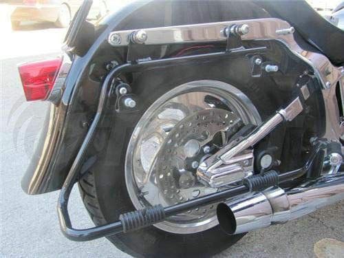 TCMT Saddlebags and Conversion Brackets Fit For Harley Softail Models 86-13