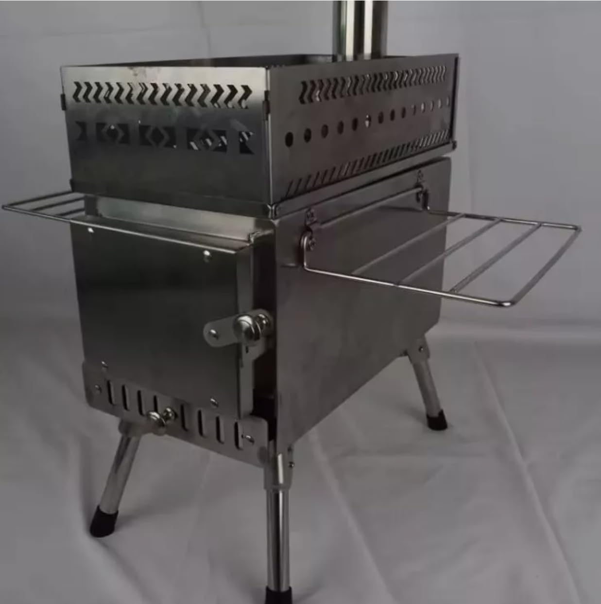 Portable Outdoor Wood Burning Sauna Tent with Rock Stove/Chimney