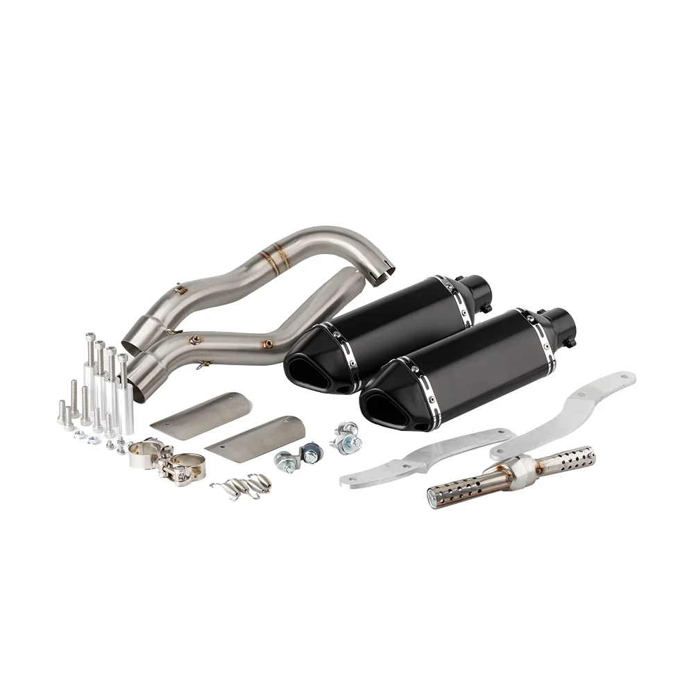 GFYSHIP For Honda VTR 1000 F Firestorm 1997-2006, VTR1000 F Superhawk 1997-2006 VTR1000F Motorcycle Exhaust Pipe Muffler With Middle Link Pipe System