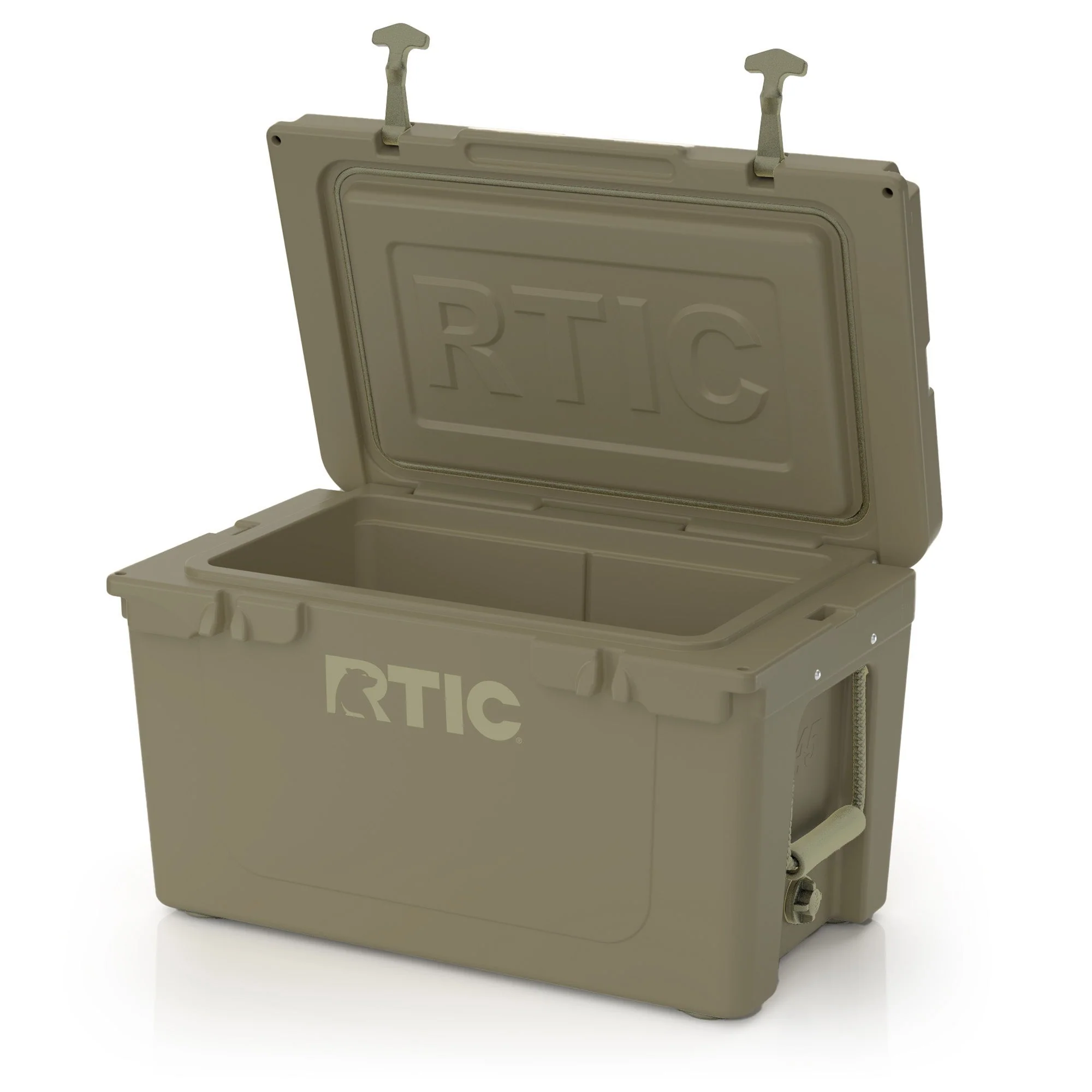 RTIC 45 qt Ultra-Tough Cooler, Insulated Portable Ice Chest for Beach, Drink, Beverage, Camping, Picnic, Fishing, Boat, Barbecue, Olive