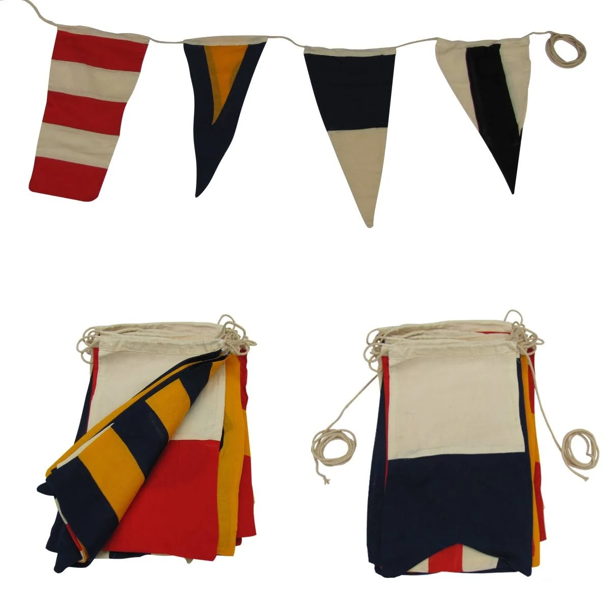 Set of 40 International Maritime Nautical Marine Signal Code Flags
