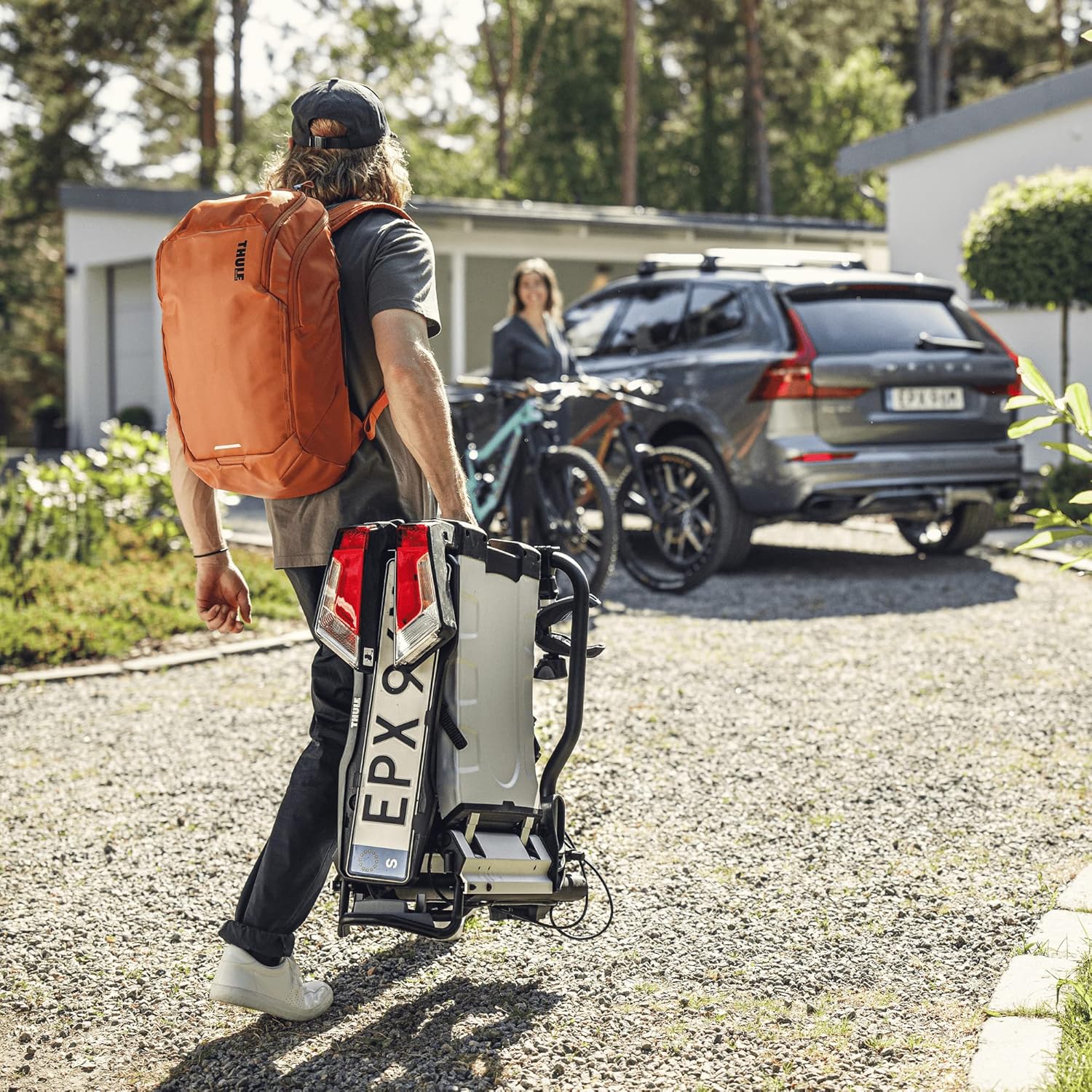 Thule 933100 EasyFold XT, 2 Bikes, 13 pin