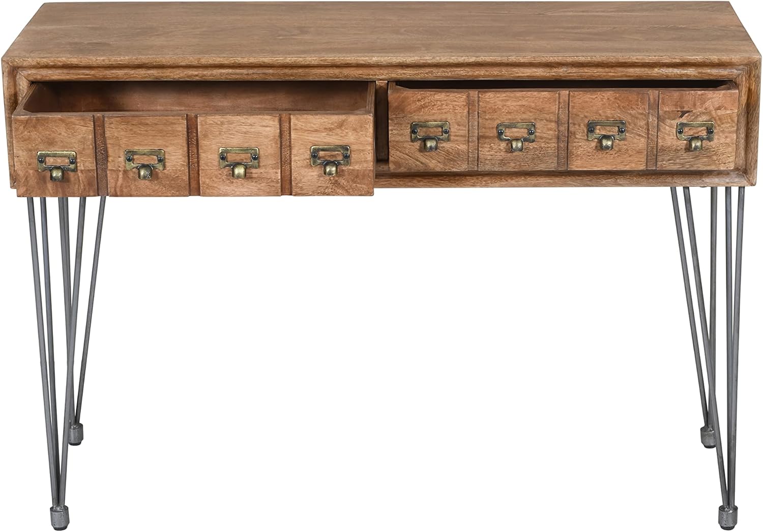 Jofran Inc. American Vintage Solid Wood Console Table with Apothecary Drawers