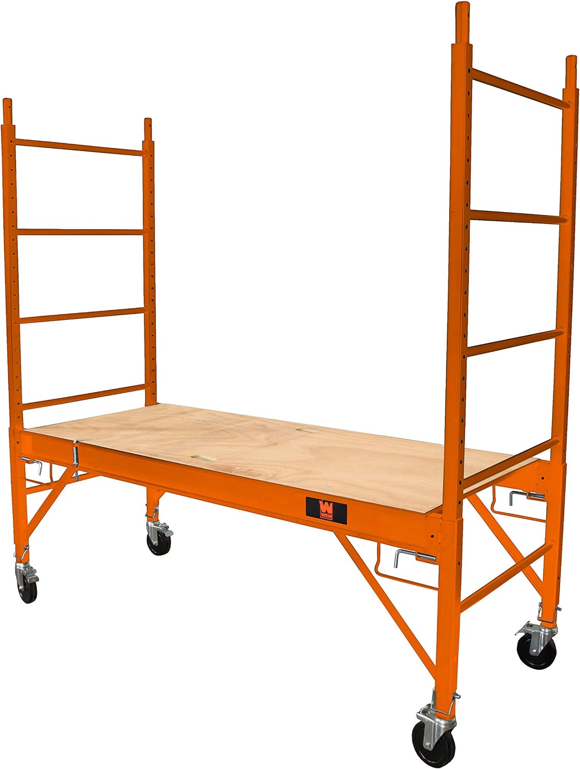WEN 31110T Baker-Style 6.25 ft. Multi-Purpose 1000-Pound-Capacity Rolling Steel Scaffolding