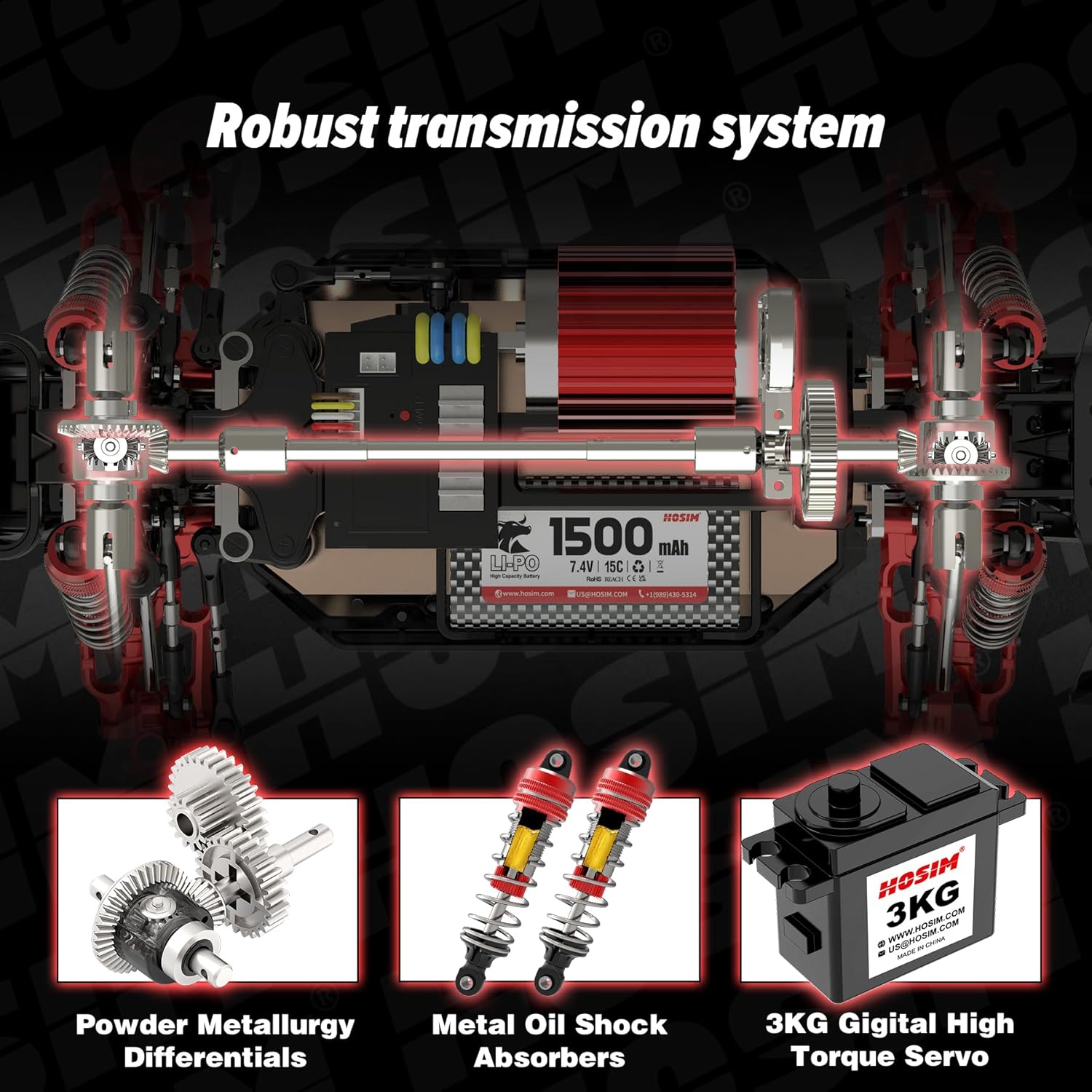 Hosim RC Cars for Adults 1:10 Scale 48+ KMH Remote Control Car &1:14 Fast 52+ KMH High Speed RC Truck
