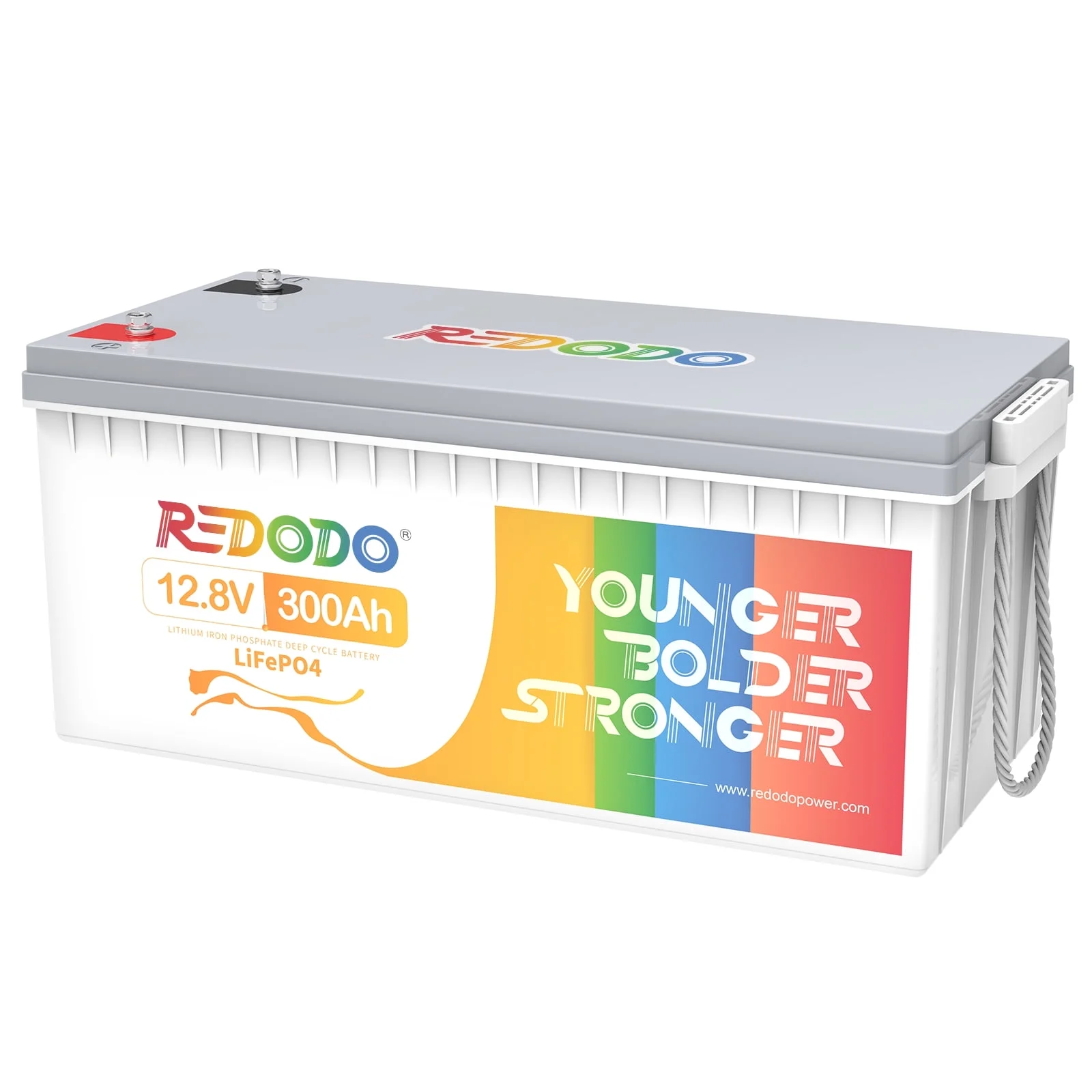 Redodo 12V 300Ah LiFePO4 Battery 200A BMS Lithium Battery for off-Grid, Home System, RV