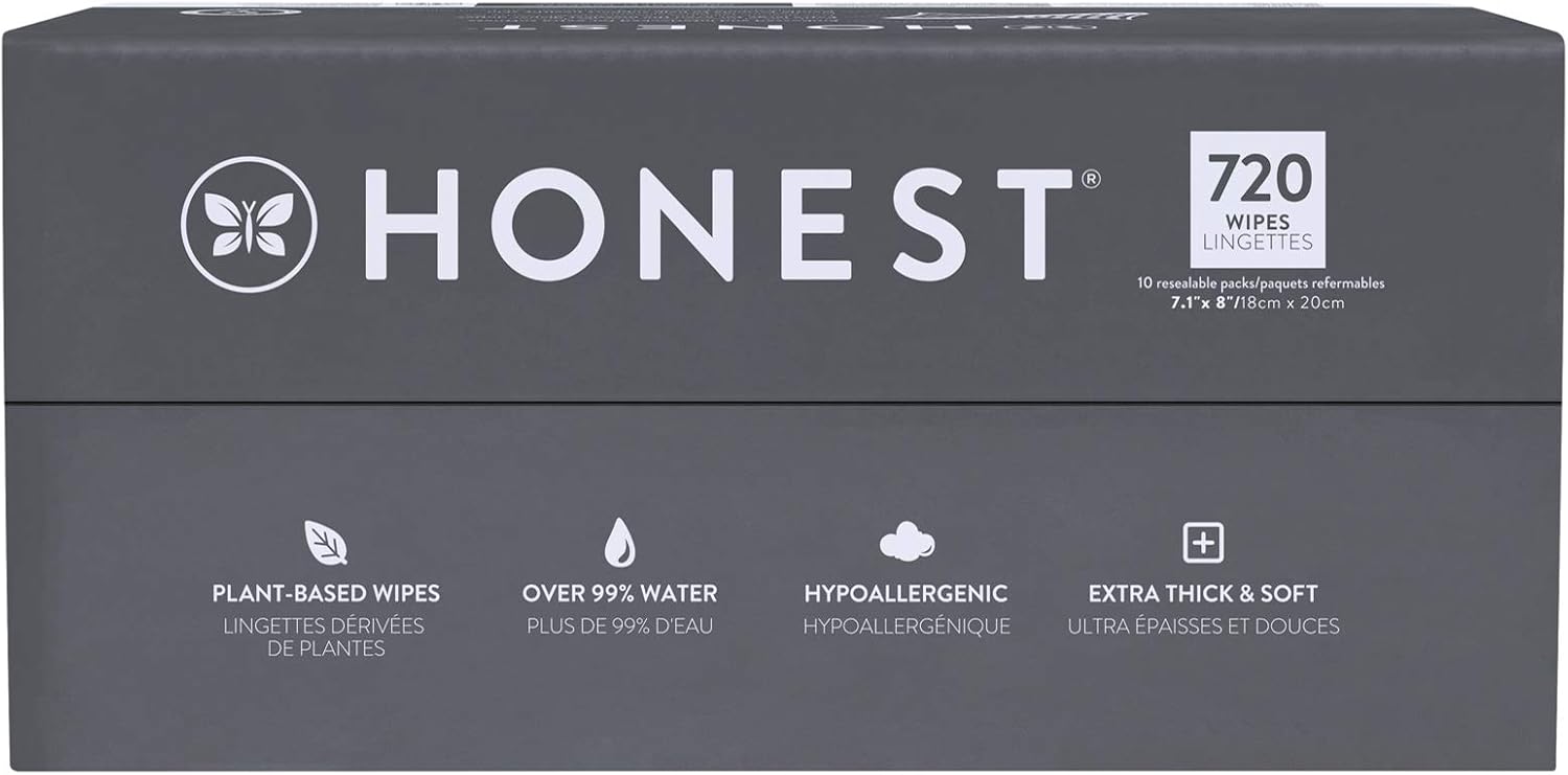 The Honest Company Wipes, Pattern Play, 720 Count Pack of 2