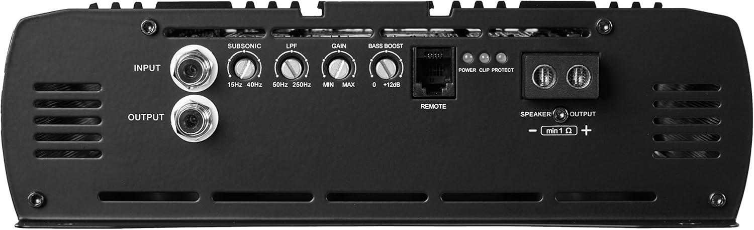 NVX XAD41 1200W RMS 1-OHM Stable Full Bridge Class D High Power Competition Full Range Bridgeable 4-Channel Car Audio MOSFET Amplifier