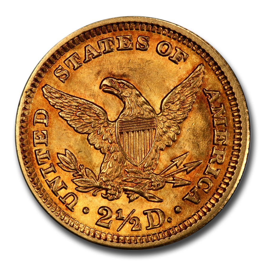 1907 $2.50 Liberty Gold Quarter Eagle MS-63 PCGS