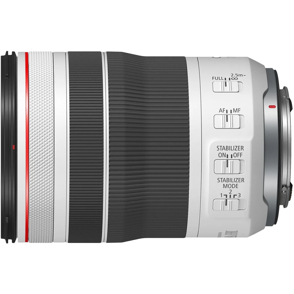 Canon RF 70-200mm f/4L IS USM Lens 4318C002 + Telephoto and Wide Angle Lenses