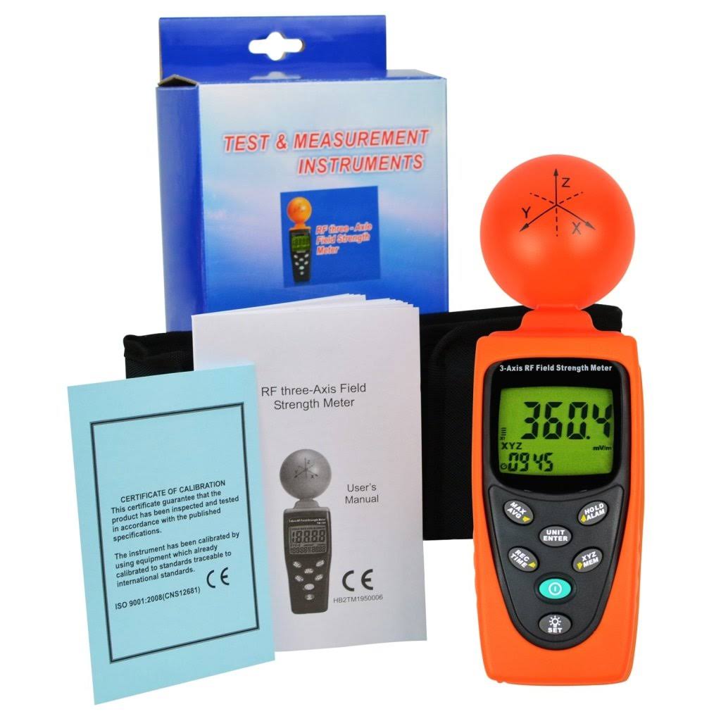 Digital 3 Axis EMF RF Radiation Electrosmog Meter
