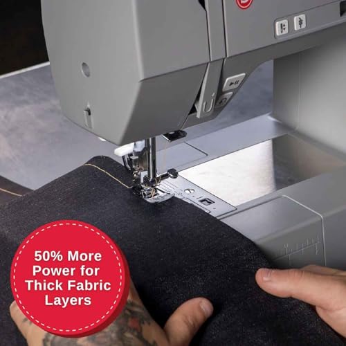 SINGER Heavy Duty 6620C Computerized Sewing Machine with Accessories | 215 Stitches, LCD Screen, Built-In Needle Threader | Easy Setup, Durable Metal Frame, Ideal for Clothes & Home Projects