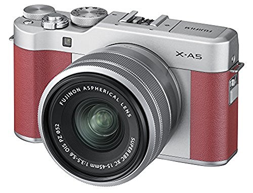 Fujifilm X-A5 Mirrorless Digital Camera w/XC15-45mmF3.5-5.6 OIS PZ Lens - Silver