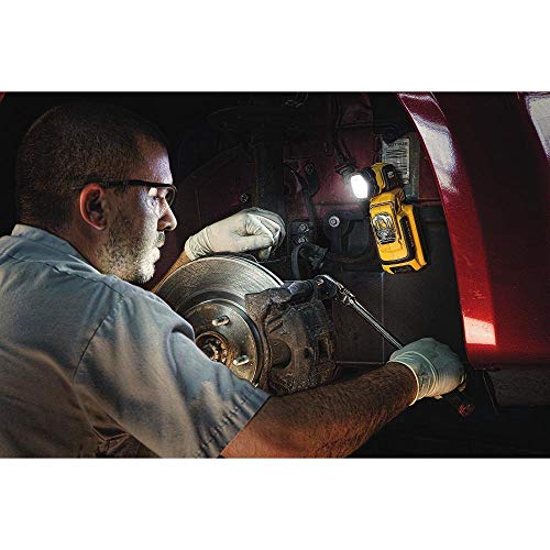 DEWALT 20V MAX LED Work Light, Magnetic, Freestanding and Clip-On, Bare Tool Only (DCL044)