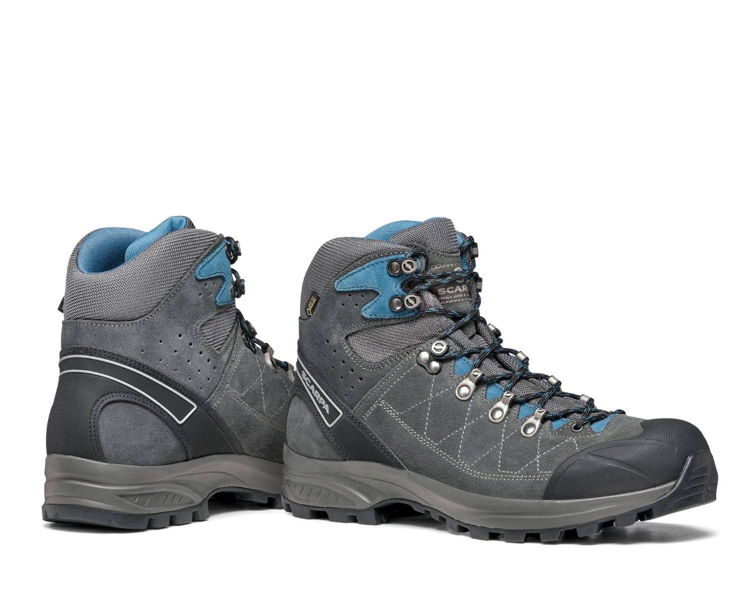 Scarpa Men&s Kailash Trek GTX, 45 / Shark Grey/Lake Blue